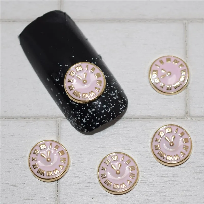 10psc New clock 3D Nail Art Decorations,Alloy Nail Charms,Nails