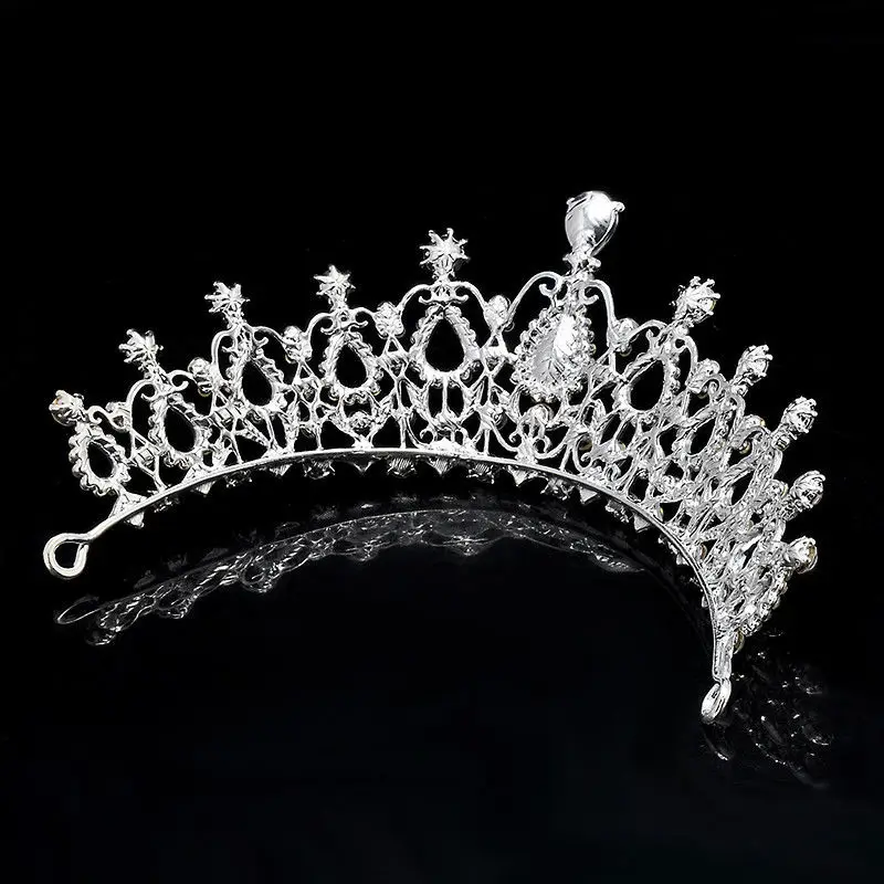 Tiaras Crown/повязка на голову для свадьбы подружки невесты серебристого цвета