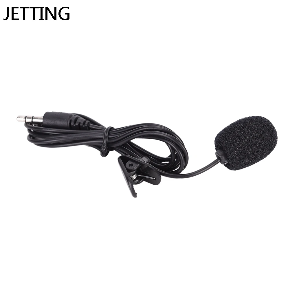JETTING Mini 1 5 м длинный кабель 3 мм разъем микрофон петличка зажим для галстука микрофоны микрофона говорящих