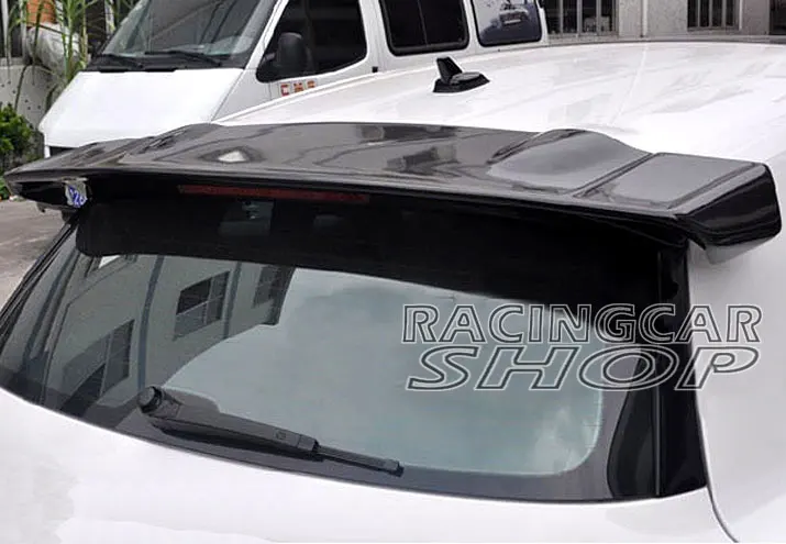 Real Carbon Fiber Vortex Style Rear Roof Spoiler Huge Wing Wide Lip For Volkswagen VW Scirocco 2010-2013