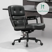 Модные Офисные стулья в стиле Луи, современный простой подъем, можно отклеить в эргономичной Робине, в зарядке, кожаный босс