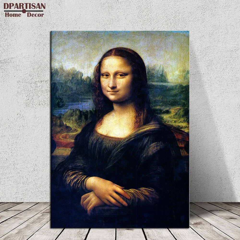 

DPARTISAN LEONARDO DA VINCI MONA LISA, C.1507 giclee print CANVAS WALL ART PRINT ON CANVAS OIL PAINTING WALL PAINTING PICTURES