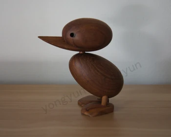 

Modern Style Wooden wood Duck and Europe Duckling Desktop furnishing articles decorations