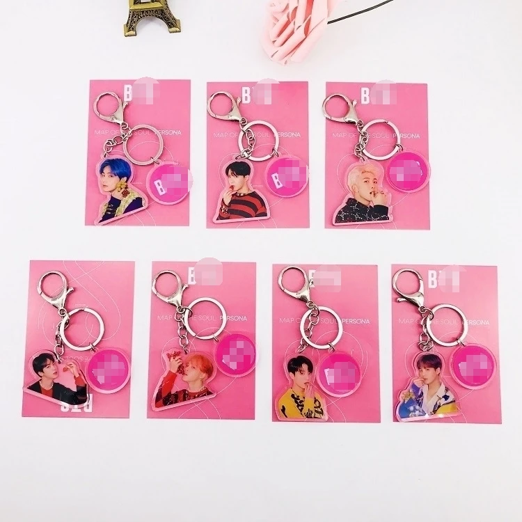 

Fashion Bangtan boys Pendant Moblie phone key ring straps New album Map of the soul persona Bangtan boys stationery set