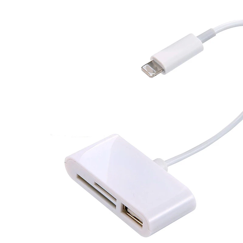 Комплект для подключения камеры 3 в 1 кардридер планшета iPad 4 Mini IOS 11 Micro SD MMC TF USB OTG