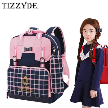 

Cartoon School Backpack 2017 New Lattice 7-10 years old Children Boys And Girls Lovely Cartoon Schoolbag Backpacks YSW325