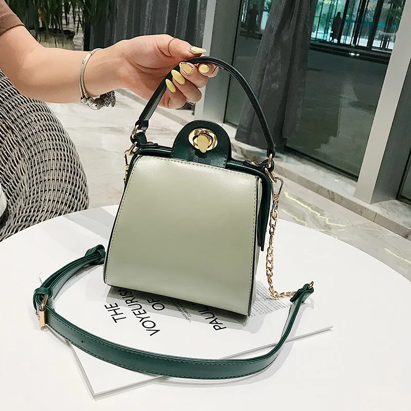 

2019 Summer Fashion Women Bag Leather Handbags PU Shoulder Bag Small Flap Crossbody Bags for Women Vintage lock Messenger Bags