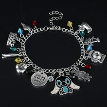 DongshengFashion Лило и Стич тема OHANA мульти браслет, подвески «OHANA значит семья» Рождество Хэллоуин косплей подарок-25