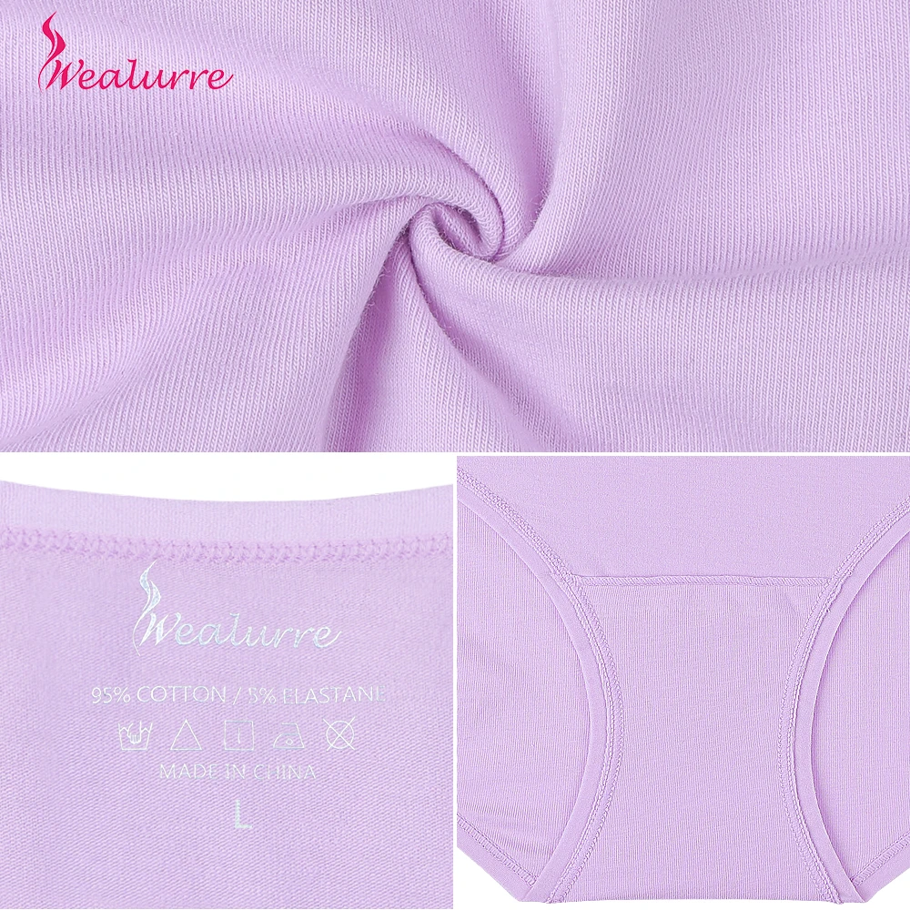 Wealurre Soft Sexy Cotton Briefs Women Low Waist Rise Underwear Invisible Seamless Panties Briefs Female Underpants Intimates PH