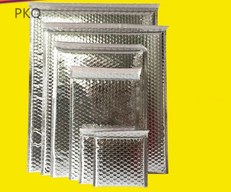 New arrival 20pcs//lot Silver Envelope foil Bubble Mail Bag Bubble Postage Shippi