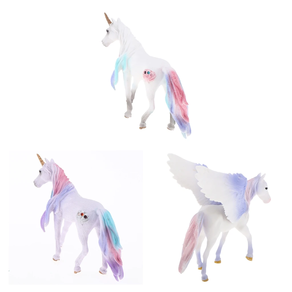 Lifelike Plastic Animal Figure Kids Toy Animal Model Horse Figurine Home Living Room Decor Educational Toys For Children