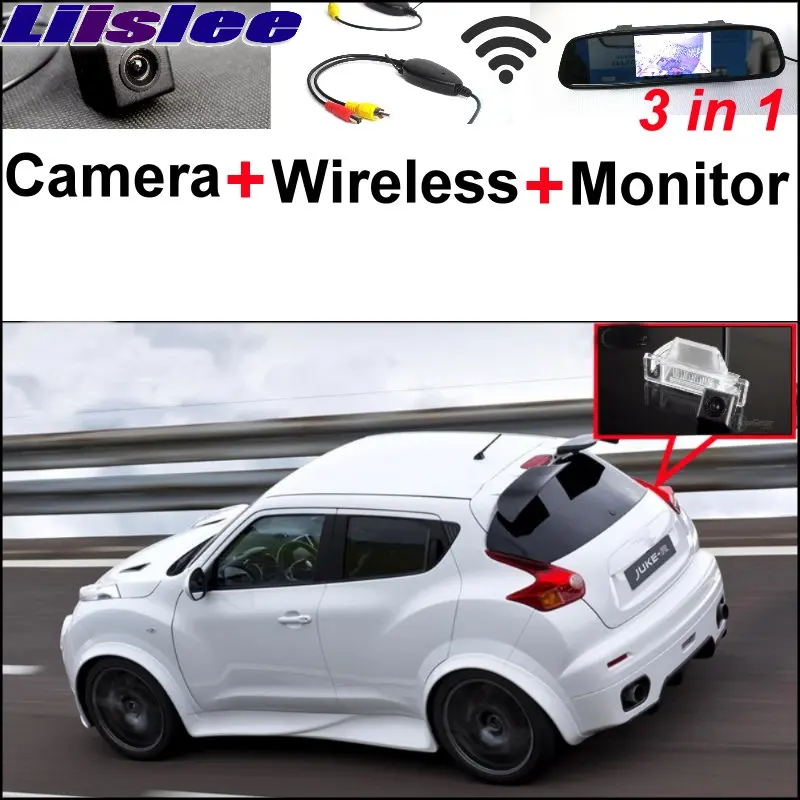 

Liislee For Nissan JUKE 2011~2015 3 in1 Special Rear View Camera + Wireless Receiver + Mirror Monitor Easy DIY Parking System