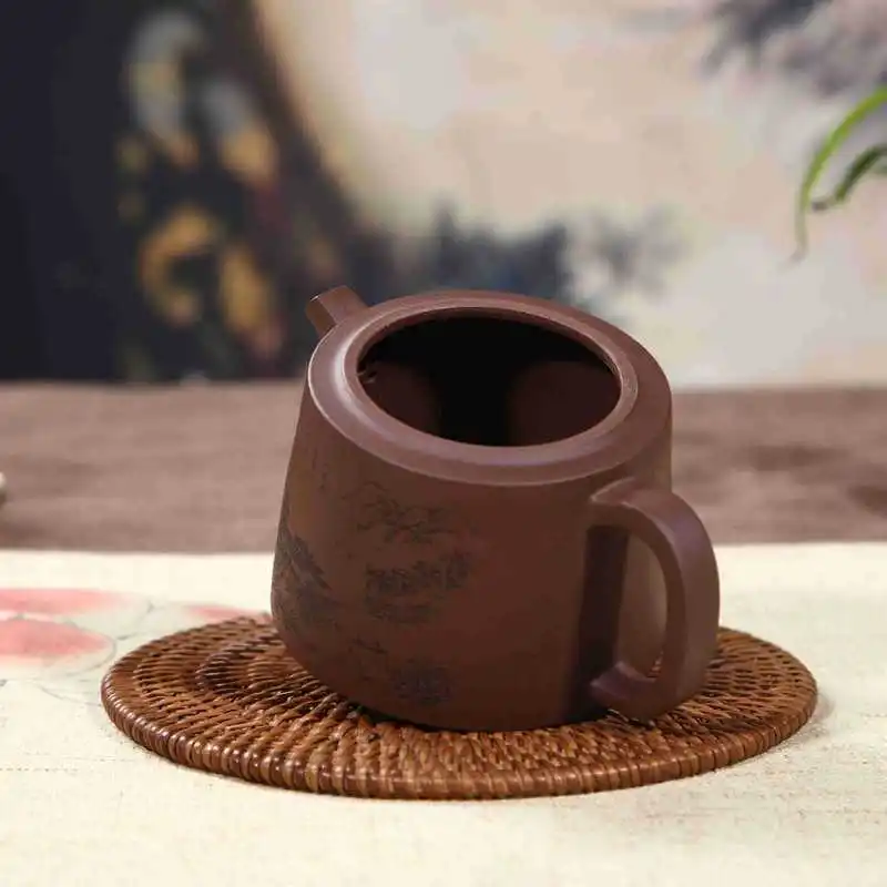 Yixing Teaware Подарочная Настройка фиолетового песочного горшка|Заварники| |