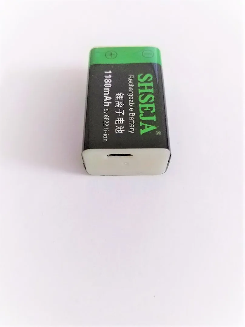 Rechargeable Lithium Batteries 9V 1180mWh lithium li-po li-ion rechargeable battery