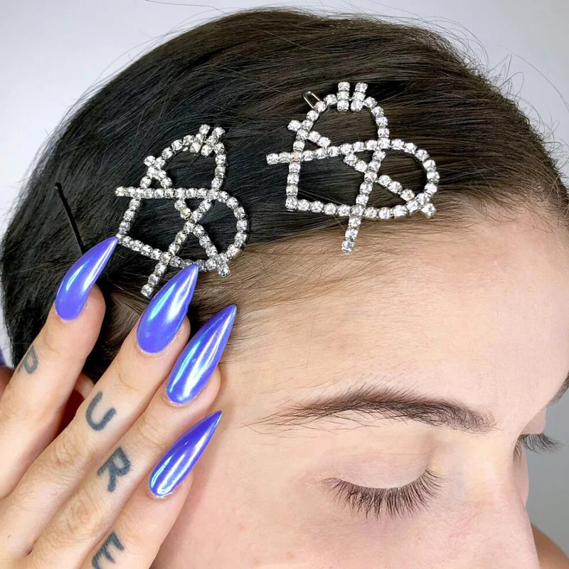 

igirl Exclusive harajuku unif style diamond heart hair accessories barette perle pearl hair clip wedding hair accessories
