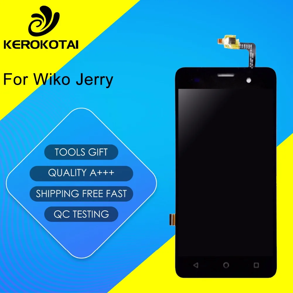 

FOR WIko Jerry 100% Tested Good Quality LCD Display Touch Screen Digitizer Full Assembly Wiko Jerry LCD Assembly