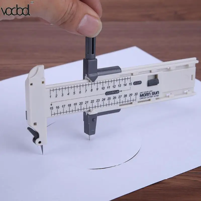 

Circle Cutter Round Circle Knife Adjustable Compasses Cutter Heat Shrink Film Cutting Patchwork Tool Film Rubber Leather Cutter