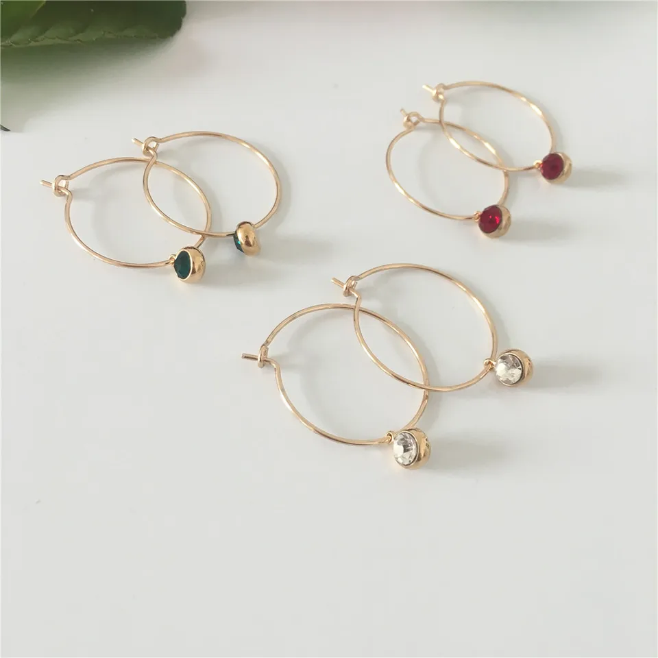 Earrings Women Korean Style | Gold Hoop Earrings Women