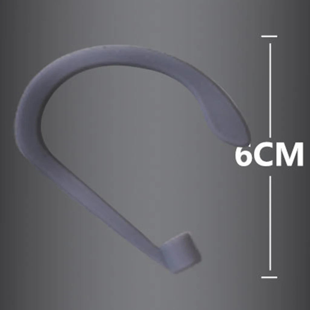 1 Pair Silicone Sports Earphone Anti-lost Ear Hook Holder for Apple AirPods iPhone 7 8 X Earpods Strap