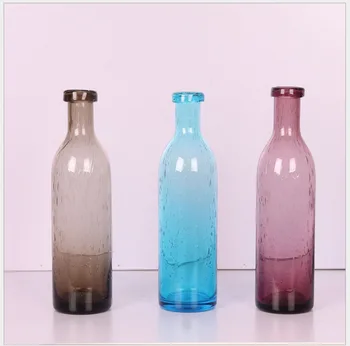 

Wholesale contracted and contemporary glass vase color bubble blown glass vase color bubbles home furnishing articles