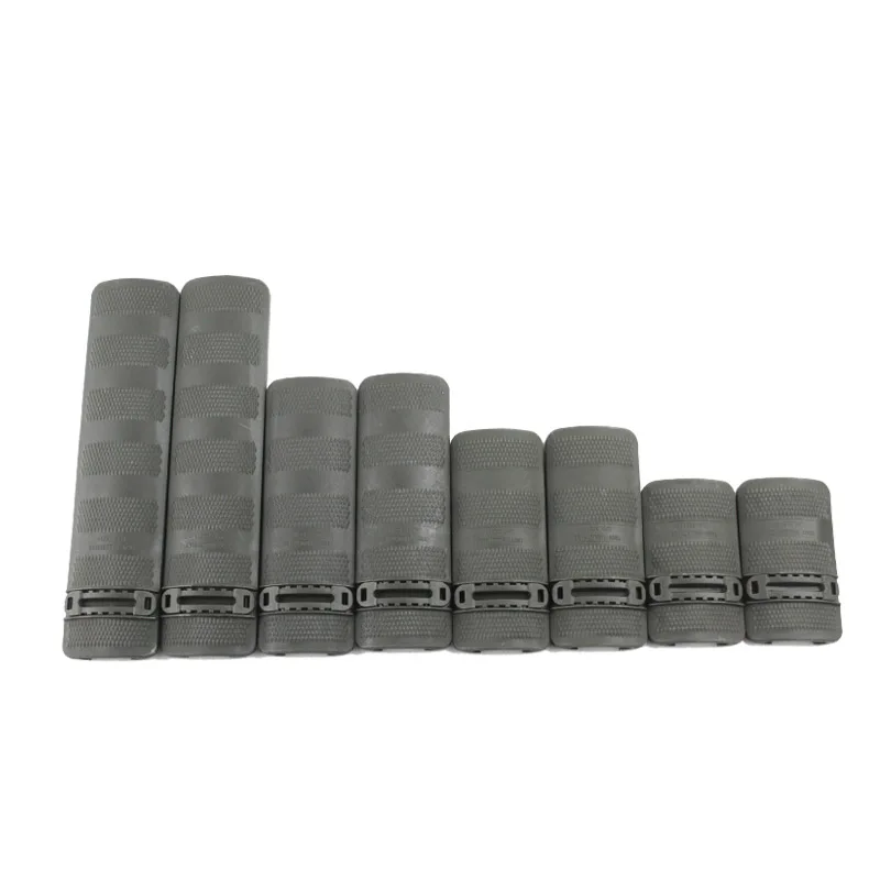 8 قطعة/المجموعة التكتيكي تروي handguard عدم الانزلاق معركة الغلاف لوحة ل picatinny السكك الحديدية الأسود de fg