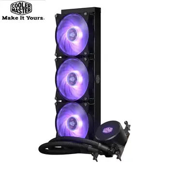 

Cooler Master MLX-D36M-A20PC-T1 ML360 CPU Water Cooler Liquid Cooling Triple 120mm RGB Fan For Threadripper TR4 X399 Mainboard