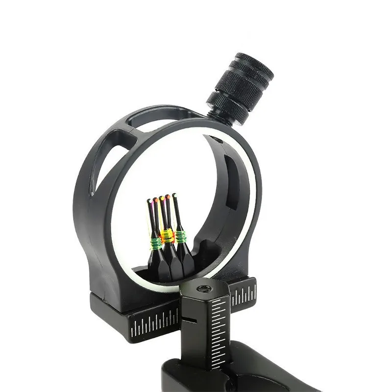 

New Hunting Adjustable Compound Bow Sight 5 Pin with Light Optic Archery TP1550