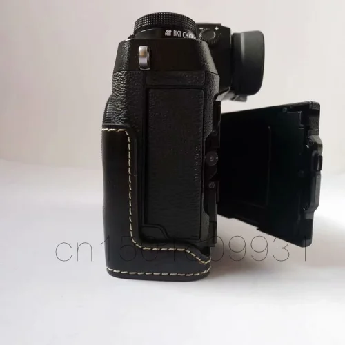 Чехол из искусственной кожи для камеры, чехол на половину сумки, чехол с открытой батареей для Fujifilm X-H1 XH1, беззеркальная Системная камера
