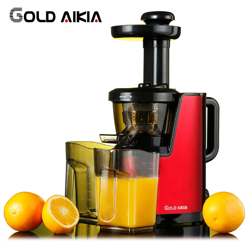 Gold Aikia Low Speed Juicer Blender Slowly Juicer Extractor Citrus Orange Carrot Sugar Cane ...