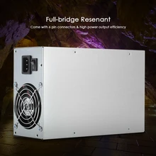 1800W Switching Server Power Supply 90% Professional Mining Machine Power Source for Ethereum S9 S7 L3 Rig Mining 180-260V