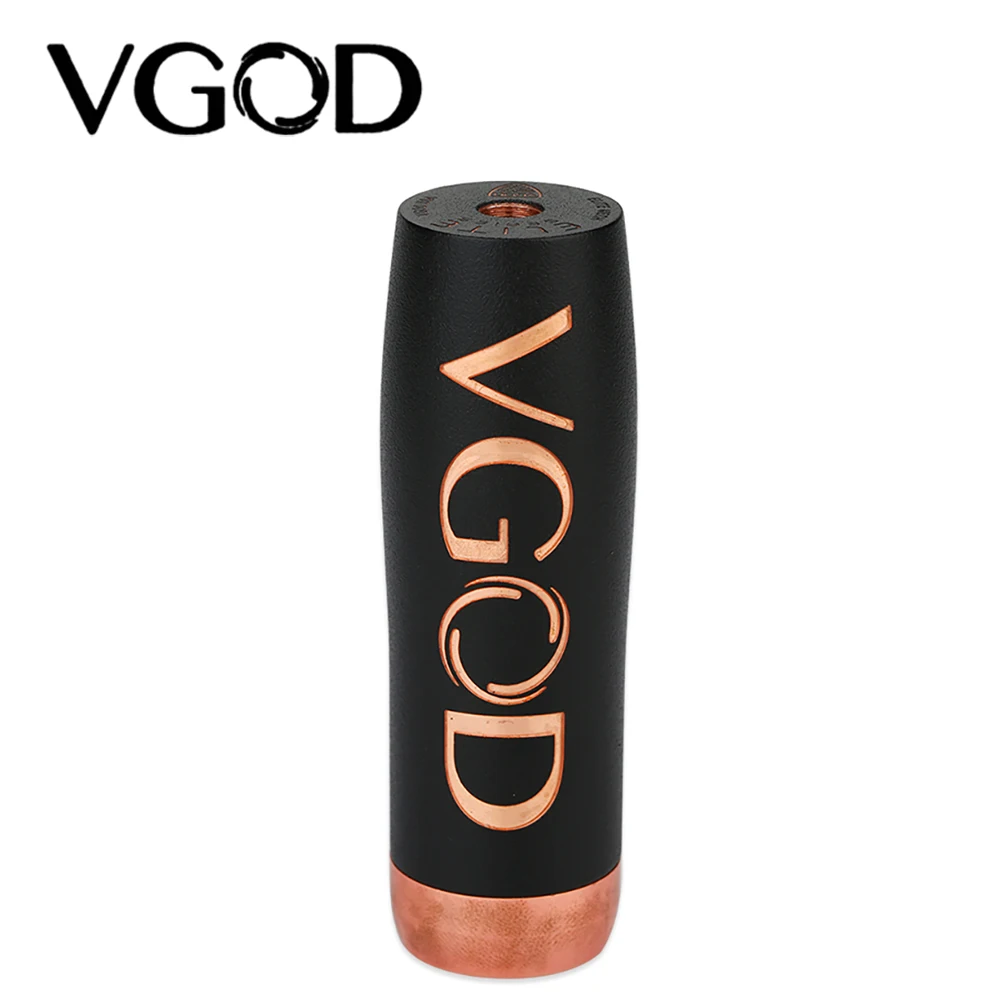 

Original VGOD Elite Mech Mod Engraving Gold Plated Copper Construction NO 18650 Battery Electronic Cigarette Mechanical Mod 510