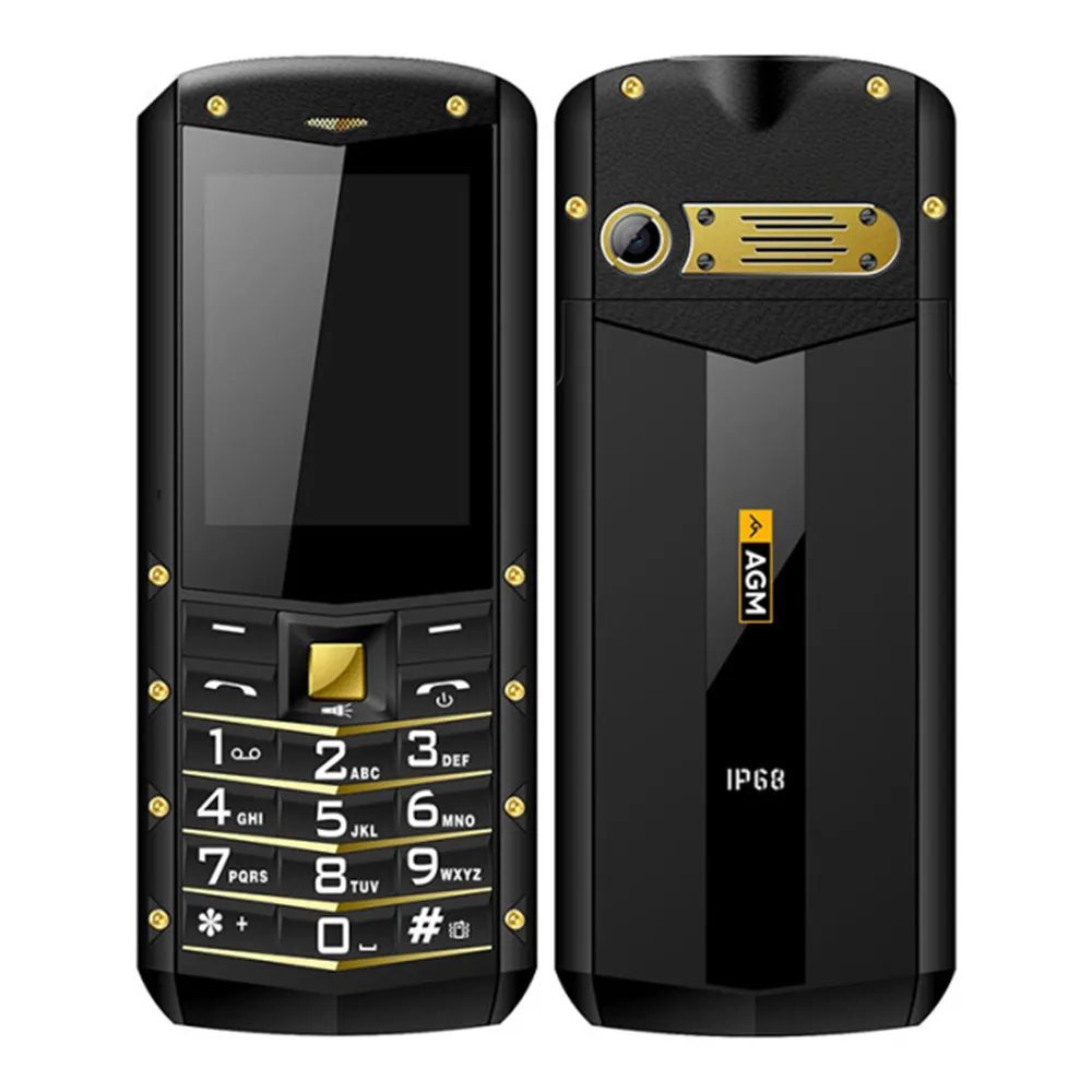 

AGM M2 SC6531DA 2.4 Inch Screen Bluetooth IP68 Waterproof Dustproof Dropproof Dual SIM 2G Mobile Bar Phone