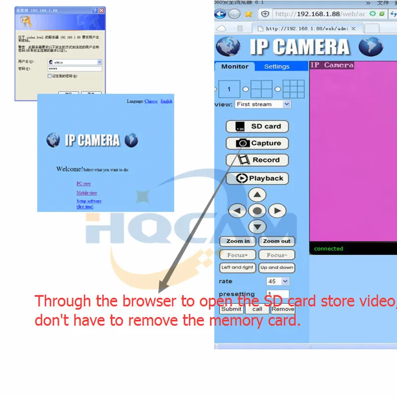 Câmera de Vigilância sem Fio Câmera de Segurança em Casa Slot para Cartão Hqcam 1080 Áudio wi fi ip Indoor Onvif tf App Camhi 5.0mp 720 p 960 25 Cheap Câmeras de vigilância
