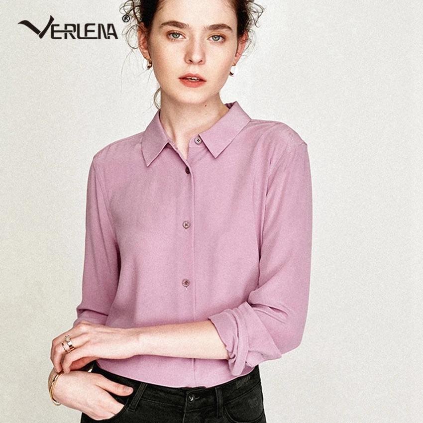 Verlena размера плюс корейские модные женские блузки 2019 шикарная элегантная офисная