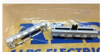 

1PCS DJ mixer fader potentiometer Switches push 4.5cm double shaft B100KX2 5MM