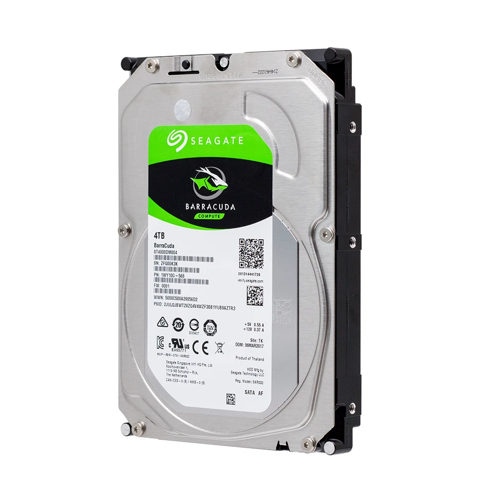  Seagate ST4000DM004 disco duro interno HDD de escritorio de 4 TB 5400 RPM SATA 6 Gb/s 256 MB caché 