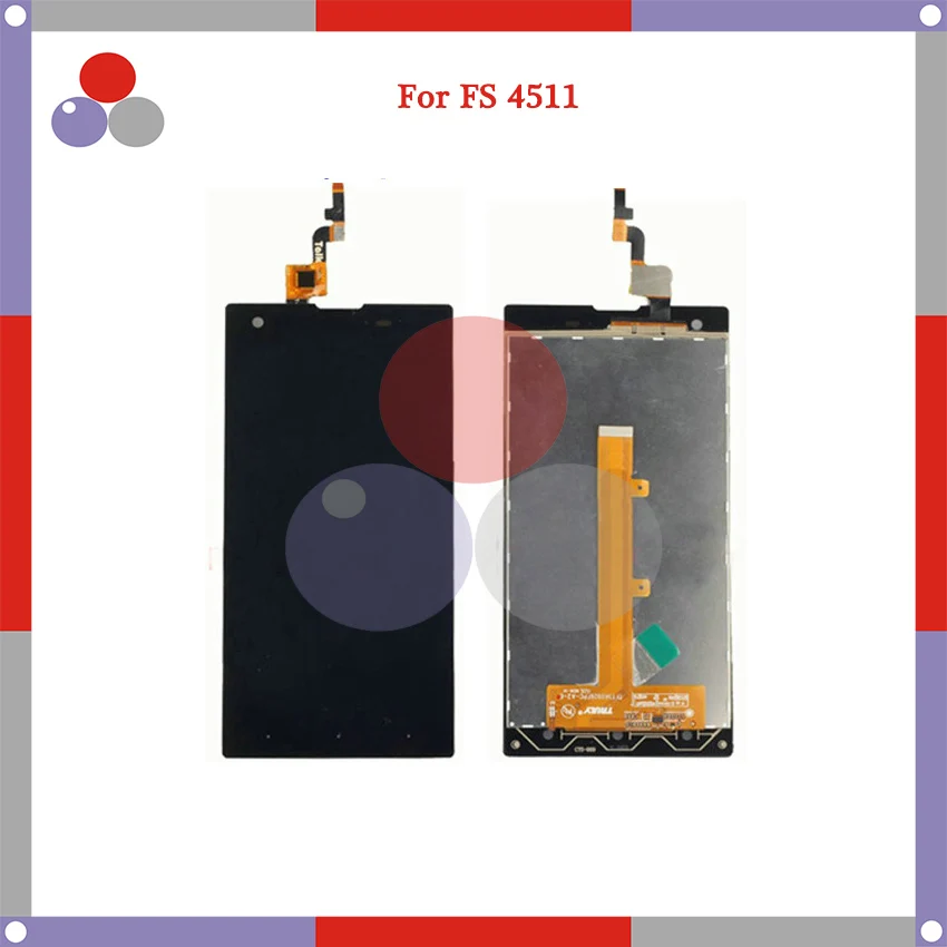 10pcs/lot 5.0'' For Fly IQ4511 Display touch screen with digitizer full Assembly replacement Parts | Мобильные телефоны и
