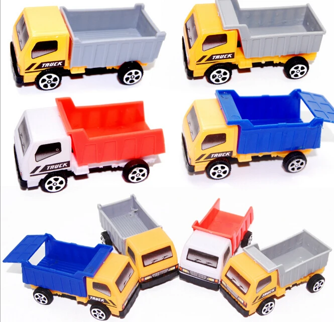 

2pcs/lot Engineering vehicle autotruck for kids toys gift transport machine sliding car truck model children's educational toys