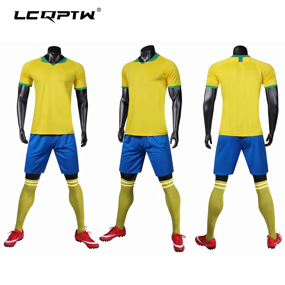 

Design Football Kit Man Soccer Jersey Kids Football Training Sets Blank Version Custom Name Number Logo Jersey