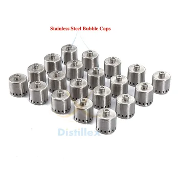 

Wholesale ! Stainless Steel 304 bubble caps for bubble plate. Home brewing, Distillation, Reflux column, Moonshine