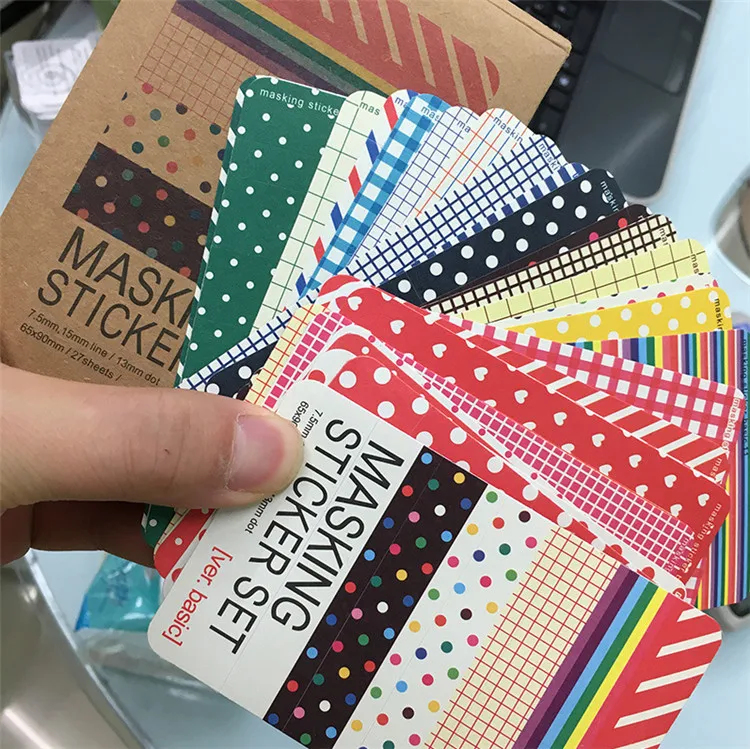 Best Quality Shop Now Stickers Decorative Craft Washi 27PCS/LOT