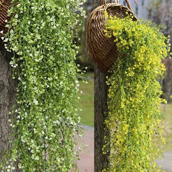 

Simulation Artificial Plant Rattan Vine Decoration Realistic for Home Wedding Party SKD88