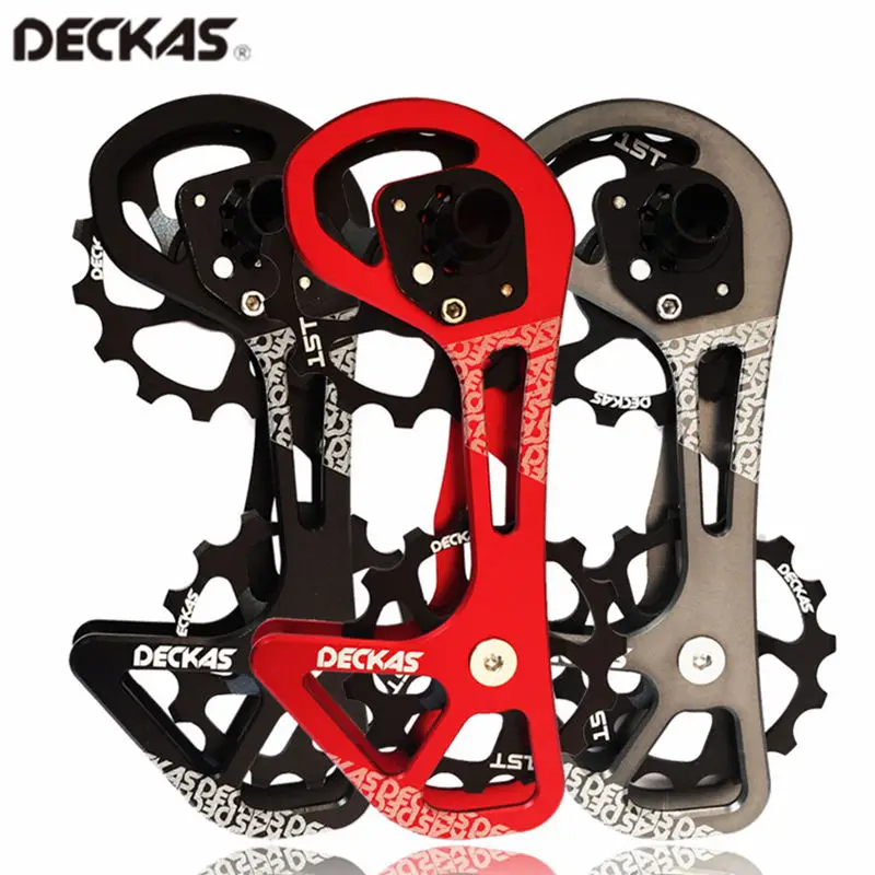 DECKAS Road bicycle rear derailleur pulleys Steel bearing jockey wheels