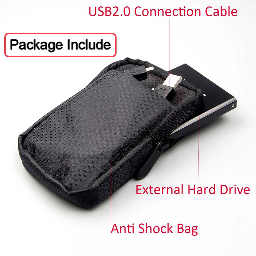 Hrdtac HDD 2 5 &quotвнешний жесткий диск 100 ГБ hd externo disco duro USB 0 внешний HD для ПК/Mac|Внешние