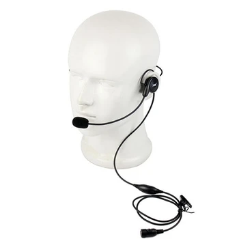 

Advanced Unilateral Headphone Mic Neckband Earpiece Cycling Field Tactical Headset For Motorola Icom Yaesu Midland Radio