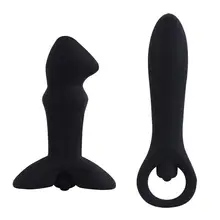 Vibrating Anal Plug for Anal Sex 10 Speed Butt Plug Vibrator Waterproof Anal Sex Toys for Men Women Couples (Black)