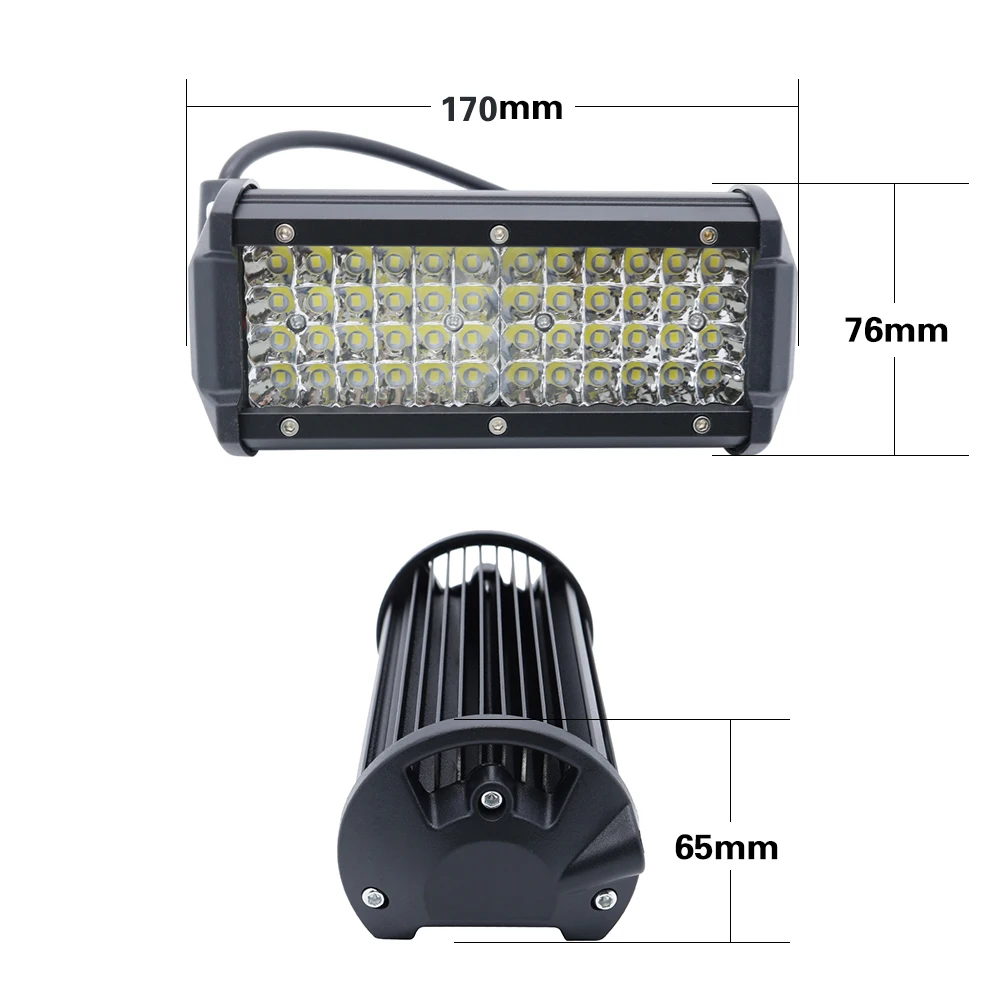 LED Lens 144W Spot Led Light 4x4 Offroad Bar For Off road 4WD Truck ATV 12V 24V Trailer Waterproof Work Lights Led Fog Lights (19)