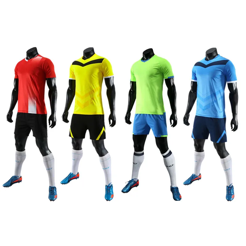 2019 New Style Men Kids Adults Soccer Jersey Custom Size 3XS-3XL Plain Football Breathable Light Kits Set | Спорт и развлечения