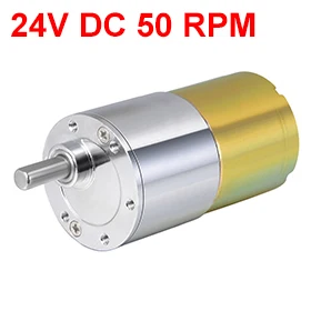 

Uxcell Newest 1PCS ZGA37RG DC 24V 50RPM 7.2W Gear Motor High Torque Reduction Gearbox Eccentric Output 15x5.9mm D Shaft for M3