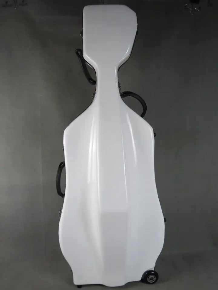 

Big cubage Rare transport model 4/4 fiberglass cello hard case with wheells